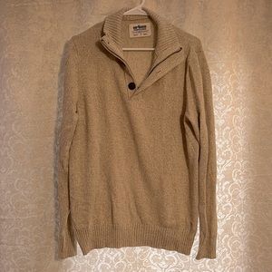 Cream mens sweater, size small.
